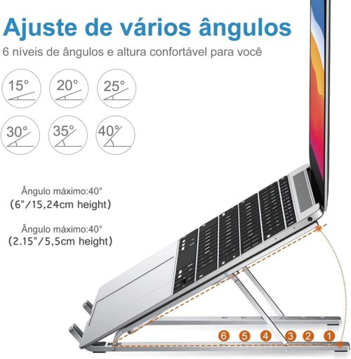 Suporte de Notebook de Alumínio - Image 2